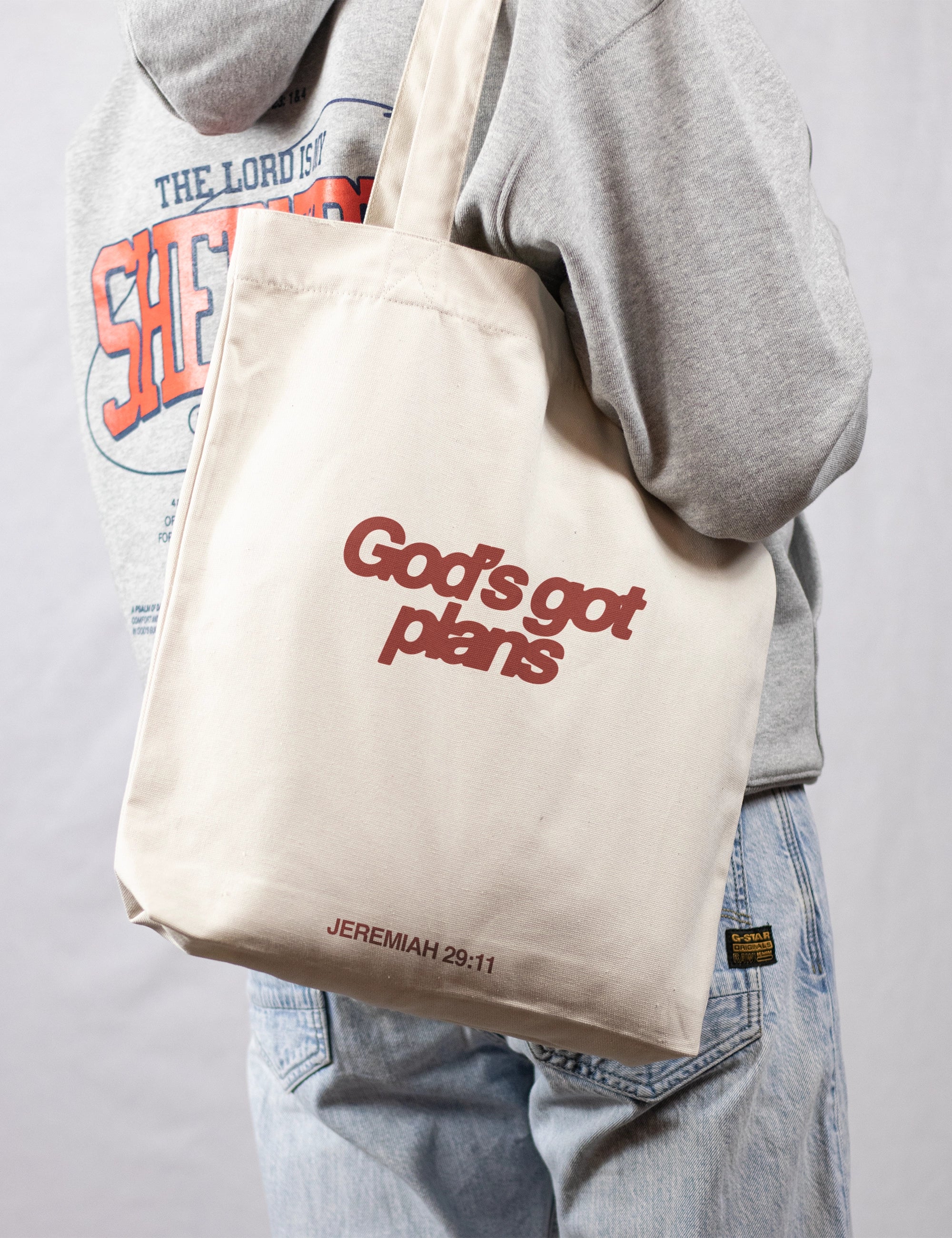God's Got Plans Tote Bag