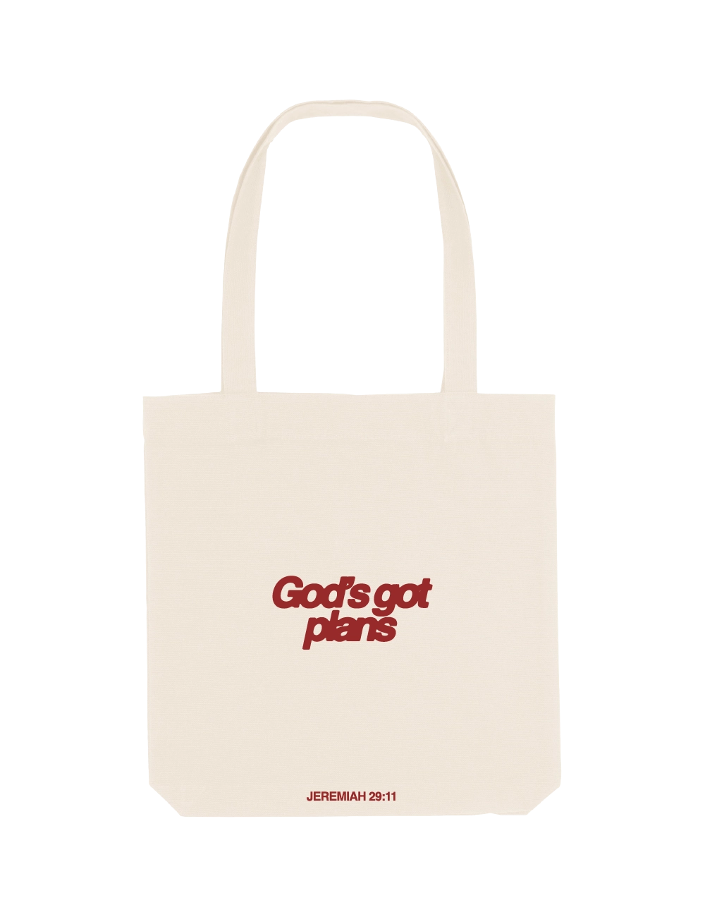 God's Got Plans Tote Bag