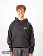 Psalm 23 Oversized Hoodie Vintage Black