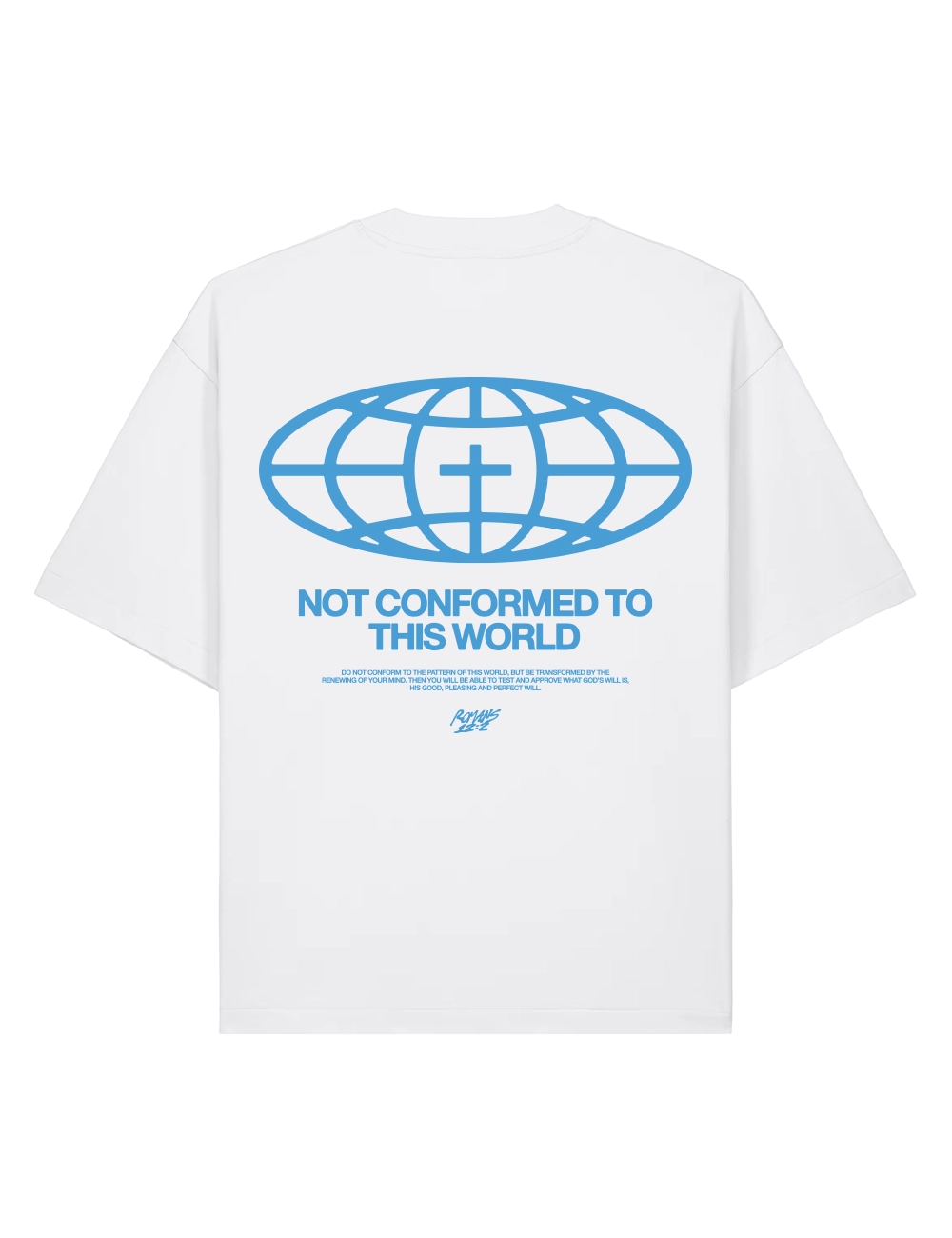 Romeinen 12:2 Oversized T-Shirt